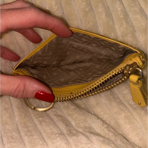 Cole Haan Pebbled Leather Card Holder Key
Chain Wristlet - Picture 8 of 8